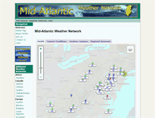 Tablet Screenshot of midatlanticweather.net